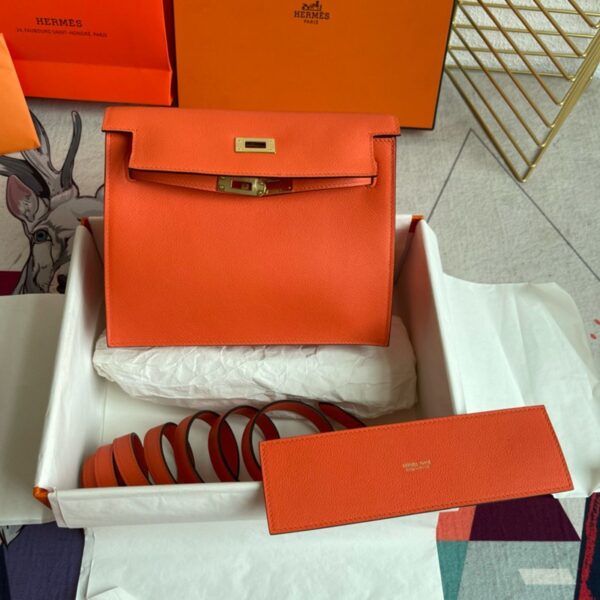 Hermes Kelly Danse 22cm Bag Evercolor Leather
