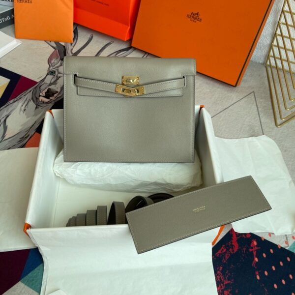 Hermes Kelly Danse 22cm Bag Evercolor Leather