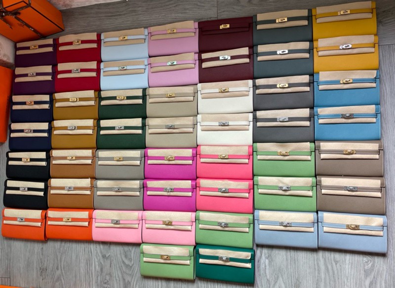 Hermes Kelly To Go Wallet WOC Epsom Leather 