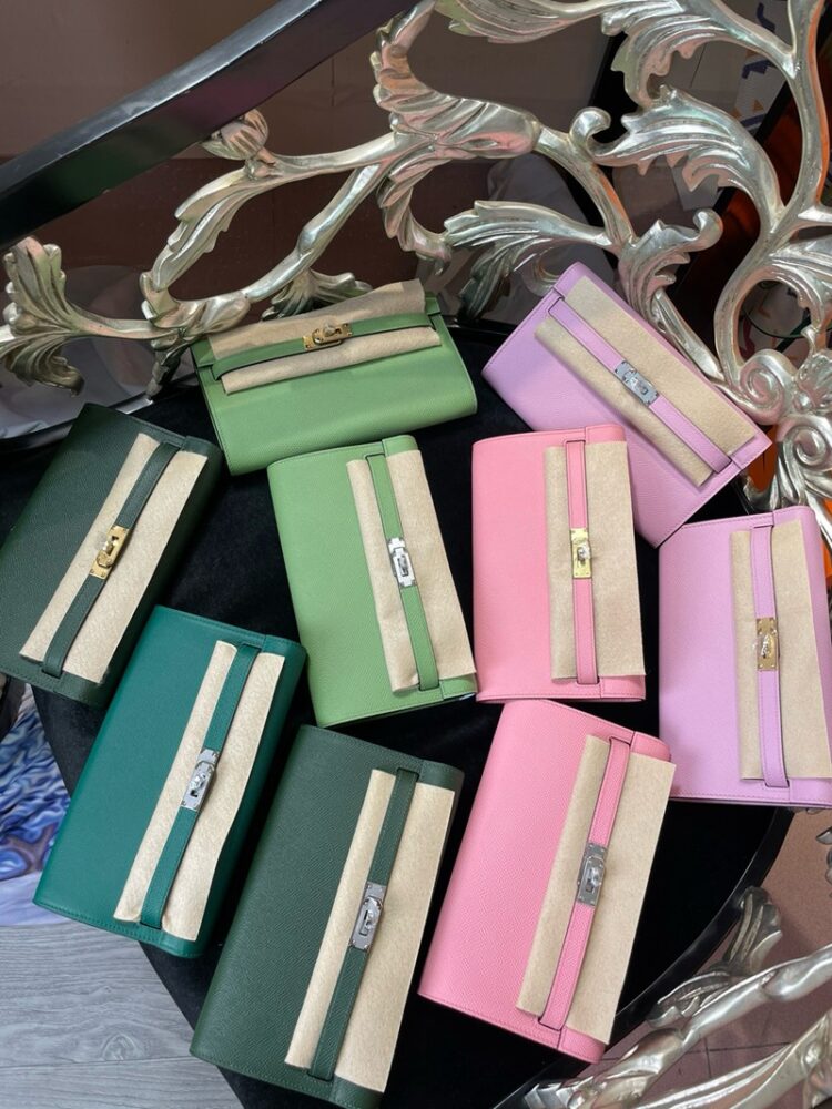 Hermes Kelly To Go Wallet WOC Epsom Leather 