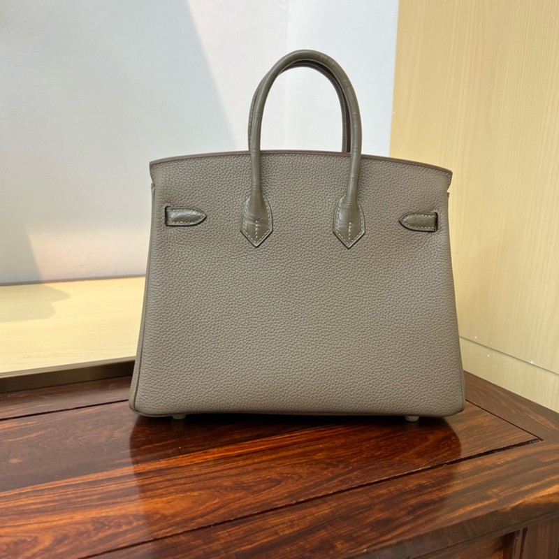Hermes Birkin Touch Bag 25cm Togo and Niloticus Crocodile Leather
