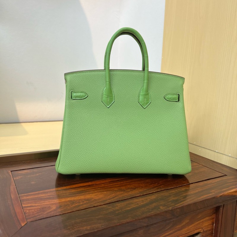 Hermes Birkin Touch Bag 25cm Togo and Niloticus Crocodile Leather