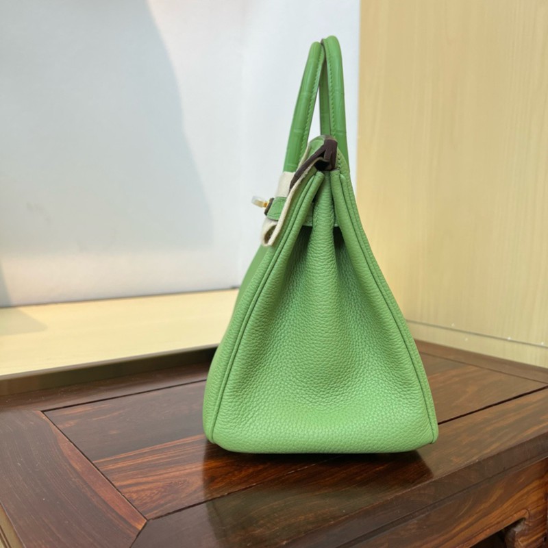 Hermes Birkin Touch Bag 25cm Togo and Niloticus Crocodile Leather