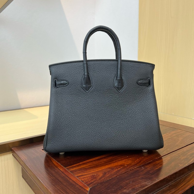 Hermes Birkin Touch Bag 25cm Togo and Niloticus Crocodile Leather