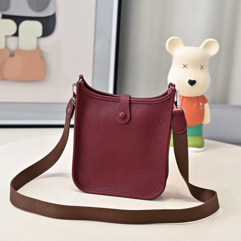 Hermes Evelyne Mini 17cm Bag TC Clemence Leather