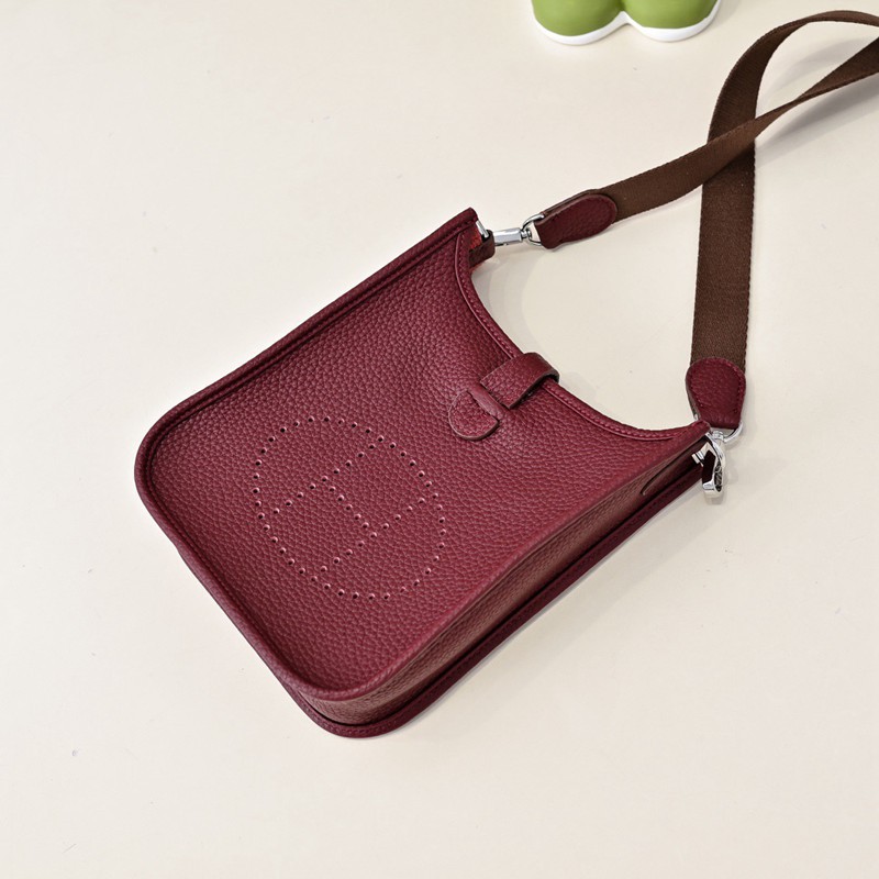 Hermes Evelyne Mini 17cm Bag TC Clemence Leather