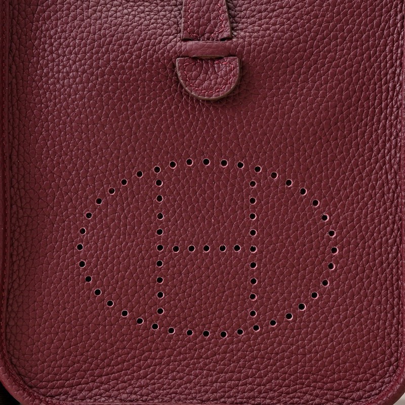 Hermes Evelyne Mini 17cm Bag TC Clemence Leather