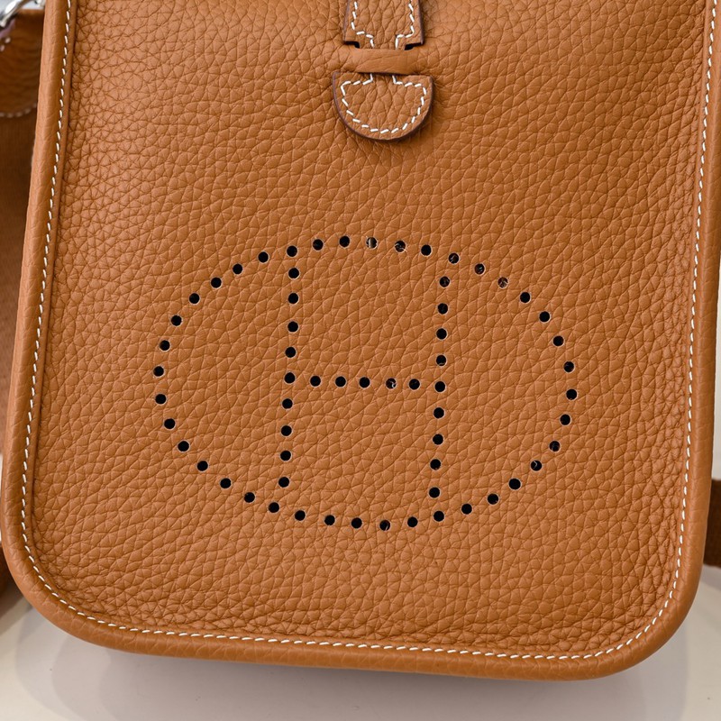 Hermes Evelyne Mini 17cm Bag TC Clemence Leather