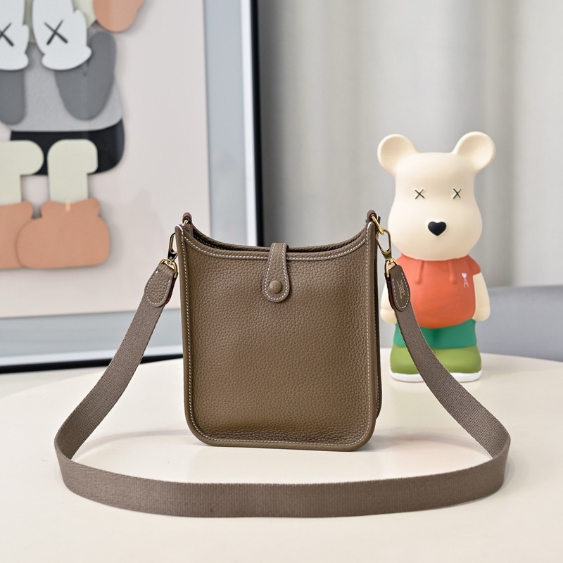 Hermes Evelyne Mini 17cm Bag TC Clemence Leather