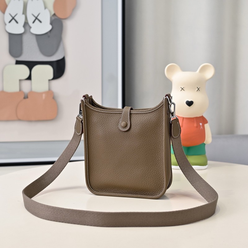 Hermes Evelyne Mini 17cm Bag TC Clemence Leather