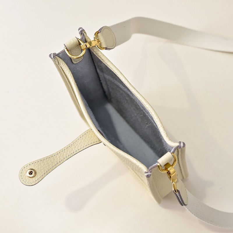Hermes Evelyne Mini 17cm Bag TC Clemence Leather