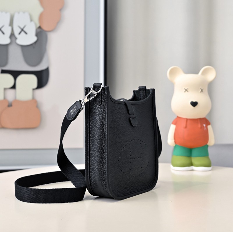 Hermes Evelyne Mini 17cm Bag TC Clemence Leather