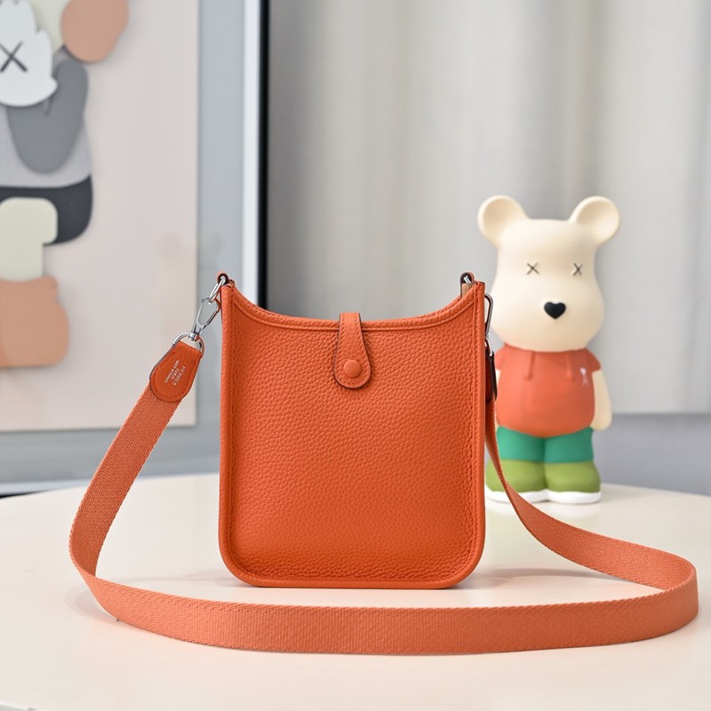 Hermes Evelyne Mini 17cm Bag TC Clemence Leather