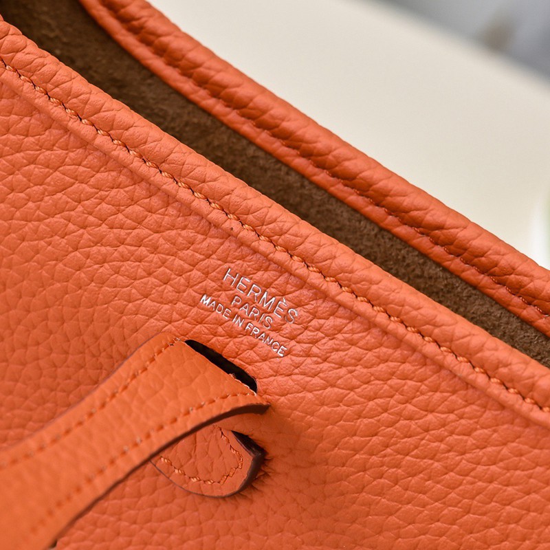 Hermes Evelyne Mini 17cm Bag TC Clemence Leather