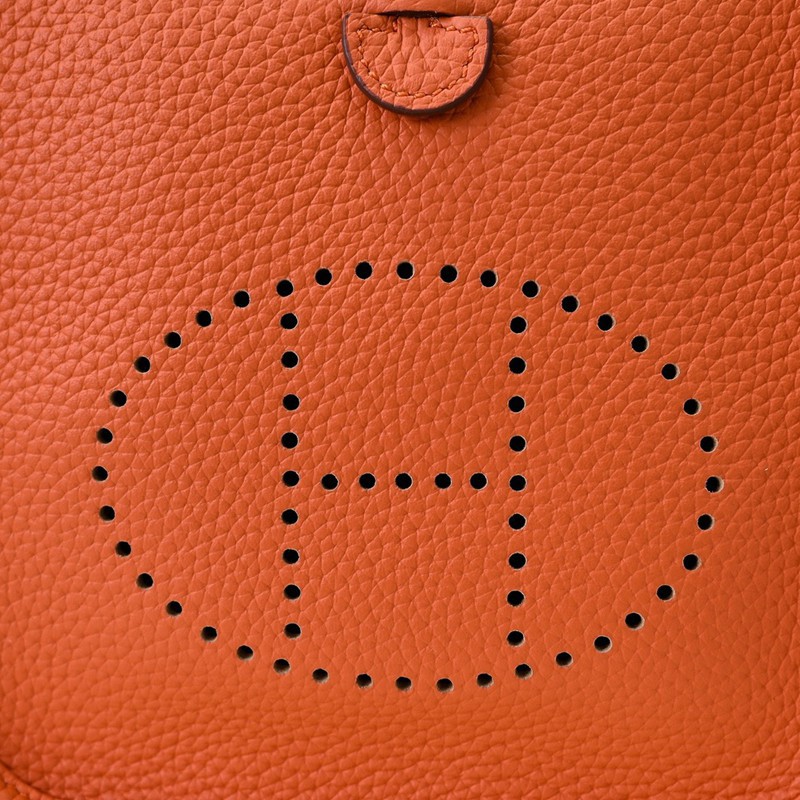 Hermes Evelyne Mini 17cm Bag TC Clemence Leather