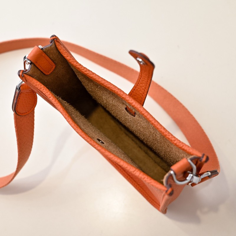 Hermes Evelyne Mini 17cm Bag TC Clemence Leather