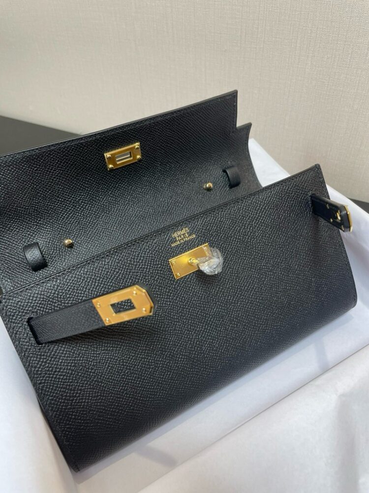 Hermes Kelly To Go Wallet WOC Epsom Leather 