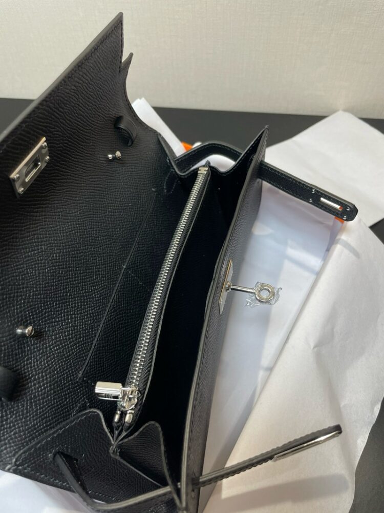 Hermes Kelly To Go Wallet WOC Epsom Leather 