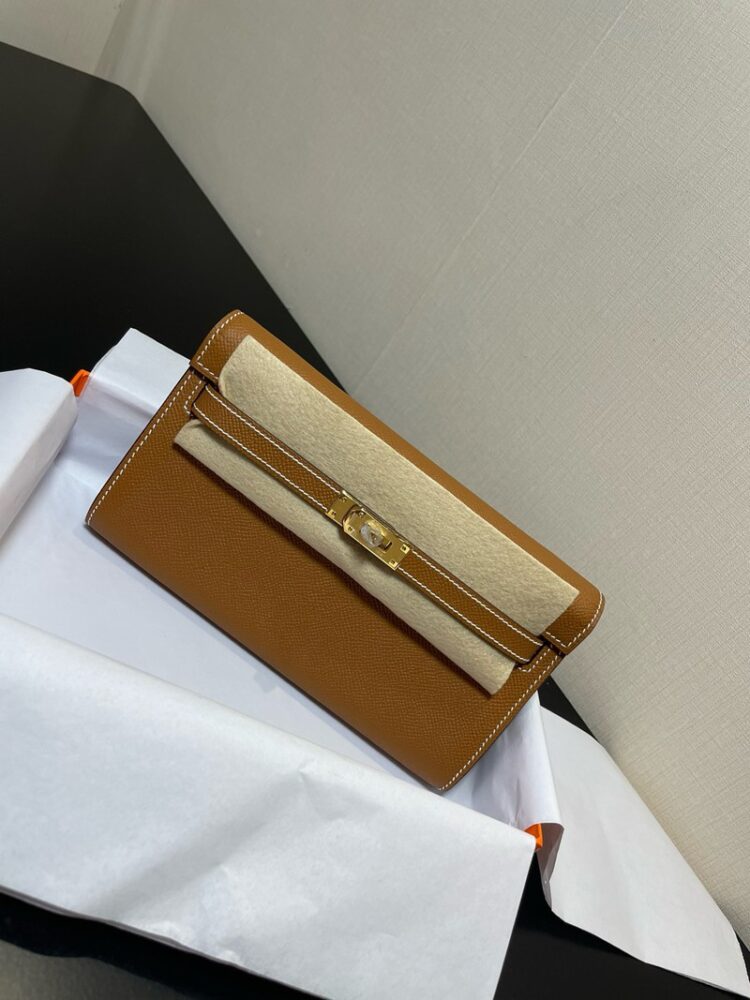 Hermes Kelly To Go Wallet WOC Epsom Leather 