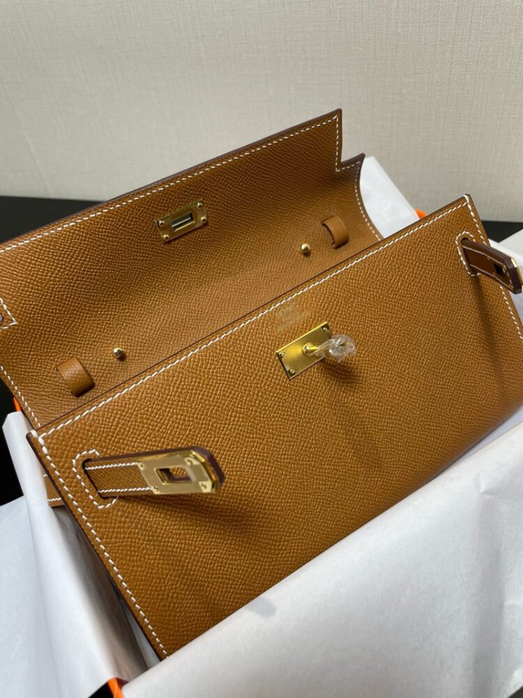 Hermes Kelly To Go Wallet WOC Epsom Leather 