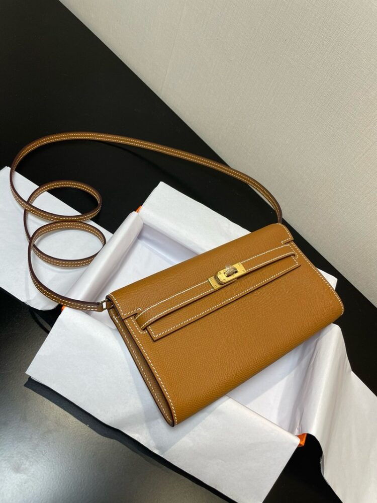 Hermes Kelly To Go Wallet WOC Epsom Leather 