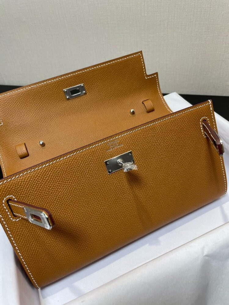 Hermes Kelly To Go Wallet WOC Epsom Leather 