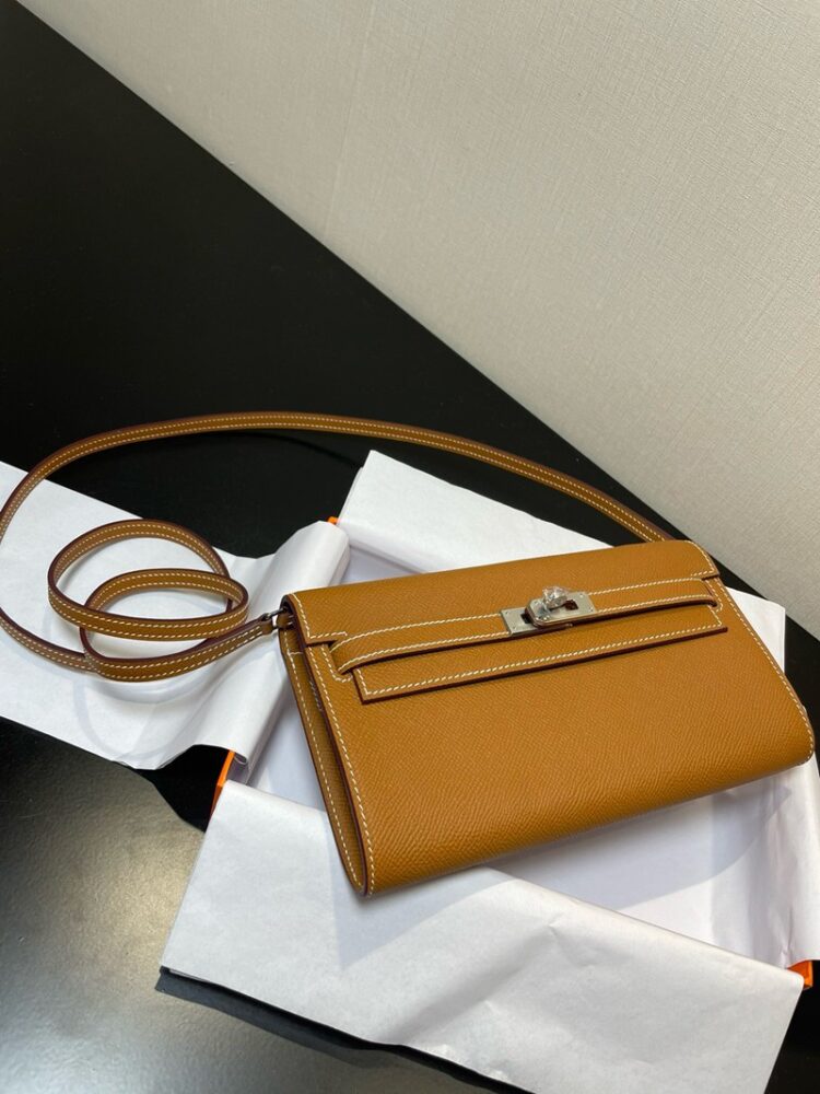 Hermes Kelly To Go Wallet WOC Epsom Leather 