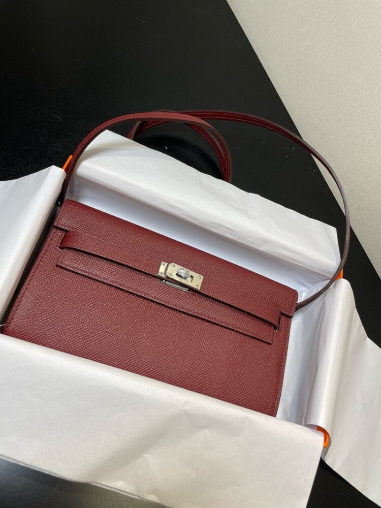 Hermes Kelly To Go Wallet WOC Epsom Leather 