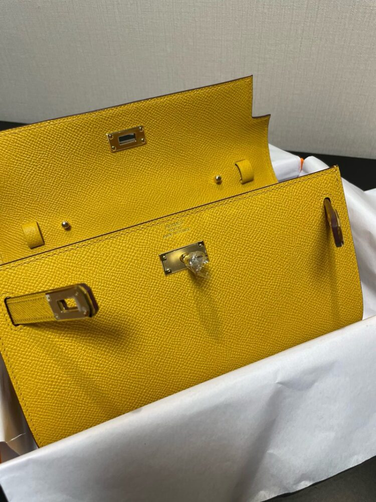 Hermes Kelly To Go Wallet WOC Epsom Leather 