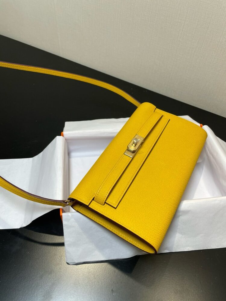 Hermes Kelly To Go Wallet WOC Epsom Leather 