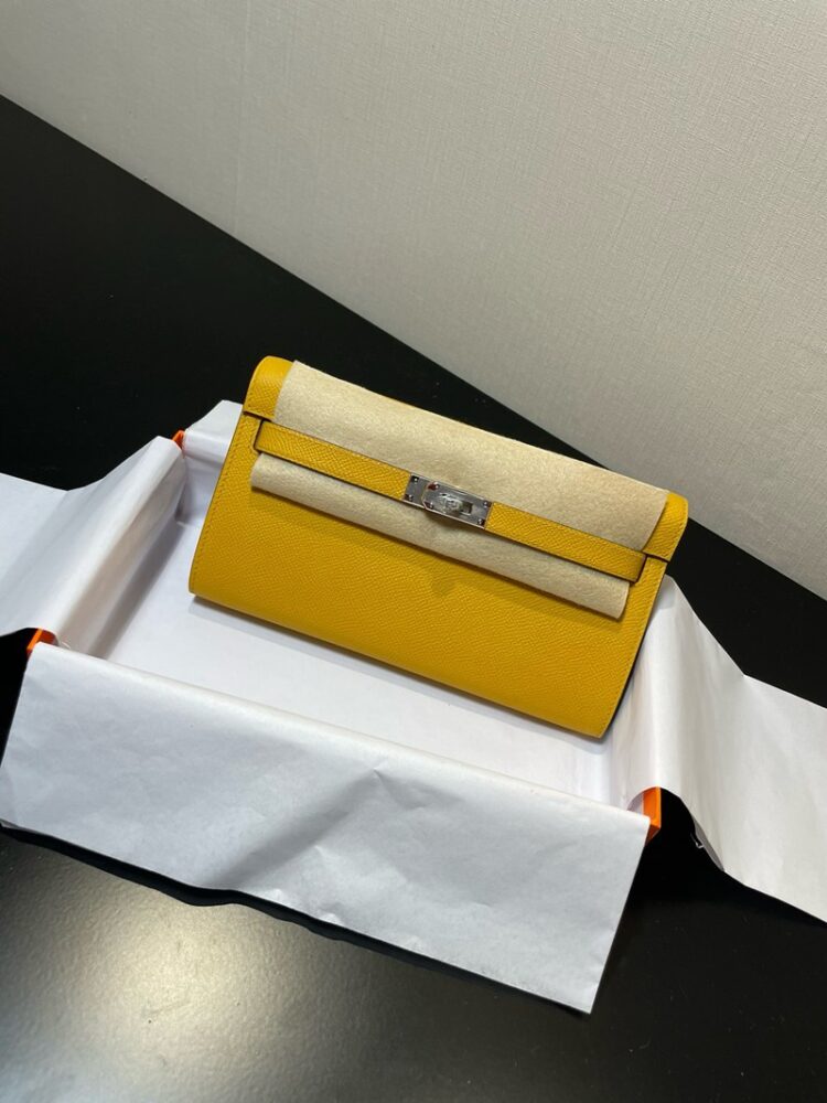 Hermes Kelly To Go Wallet WOC Epsom Leather 
