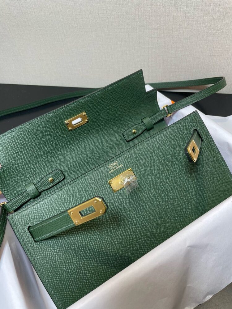 Hermes Kelly To Go Wallet WOC Epsom Leather 