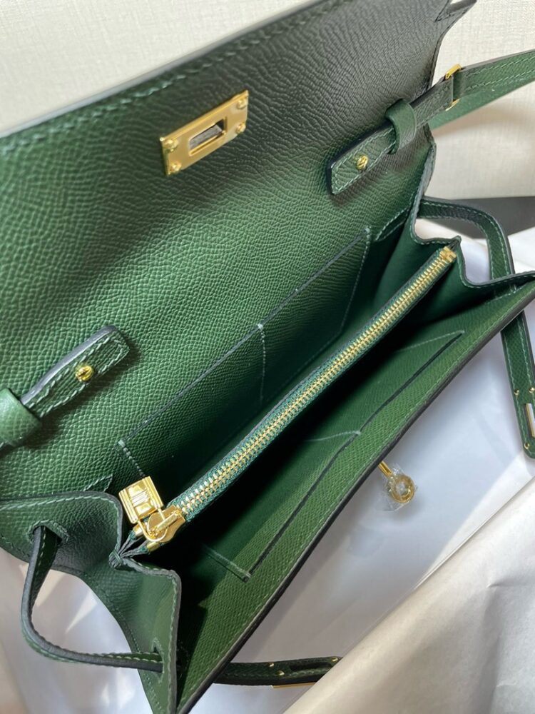 Hermes Kelly To Go Wallet WOC Epsom Leather 