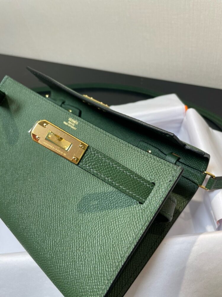 Hermes Kelly To Go Wallet WOC Epsom Leather 