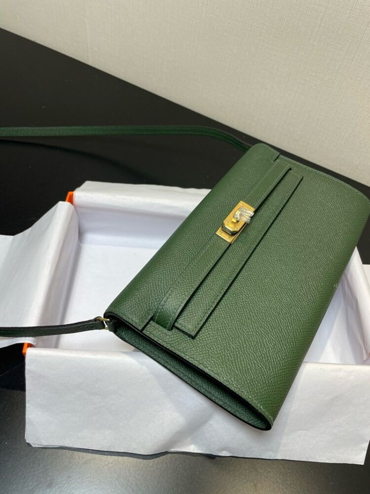 Hermes Kelly To Go Wallet WOC Epsom Leather 