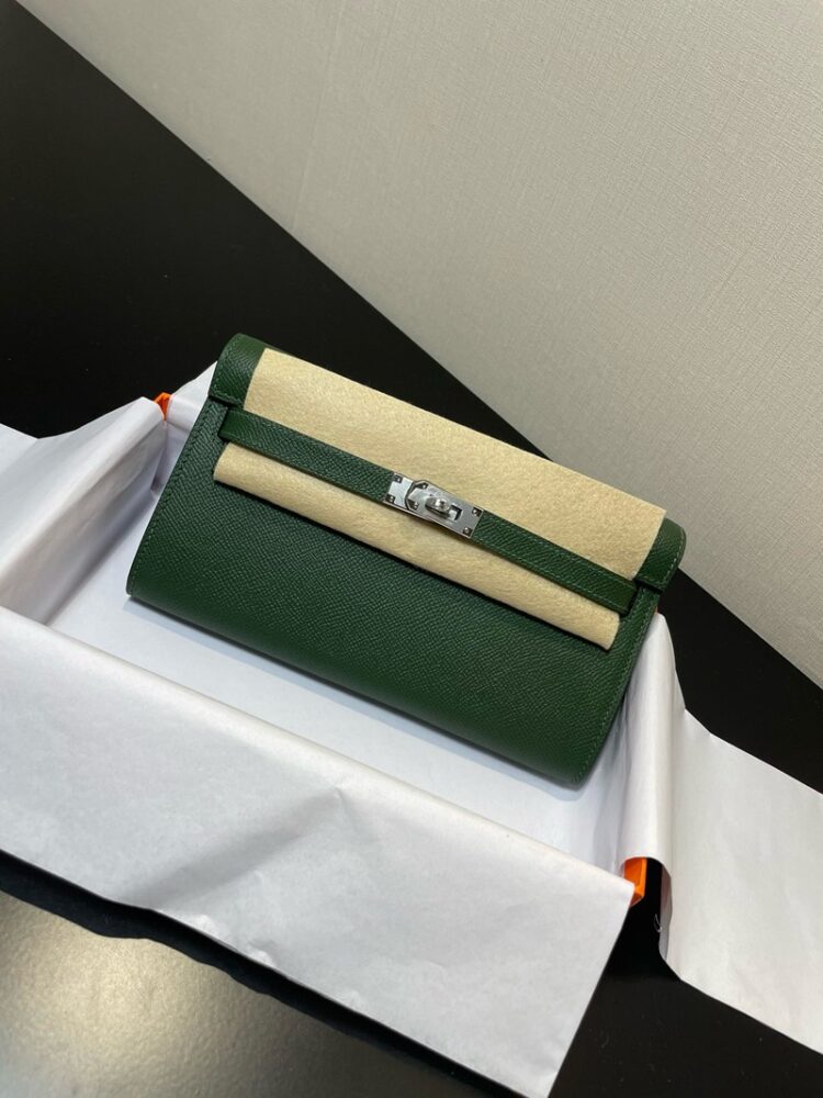 Hermes Kelly To Go Wallet WOC Epsom Leather 