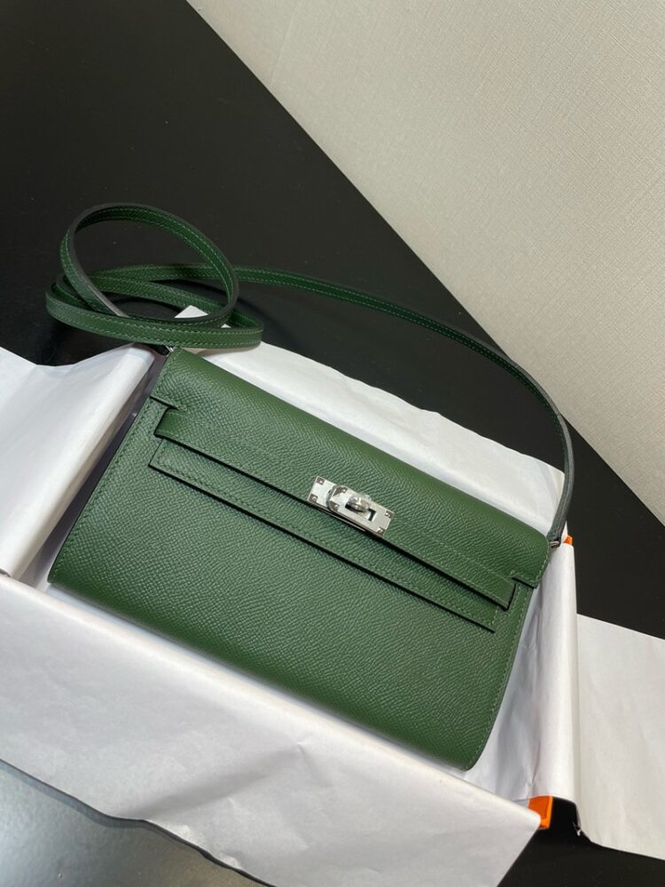Hermes Kelly To Go Wallet WOC Epsom Leather 