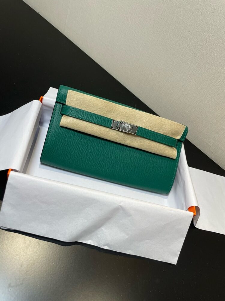 Hermes Kelly To Go Wallet WOC Epsom Leather 