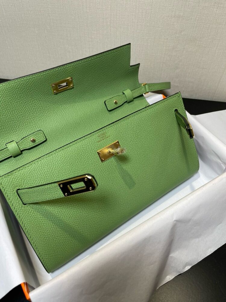 Hermes Kelly To Go Wallet WOC Epsom Leather 