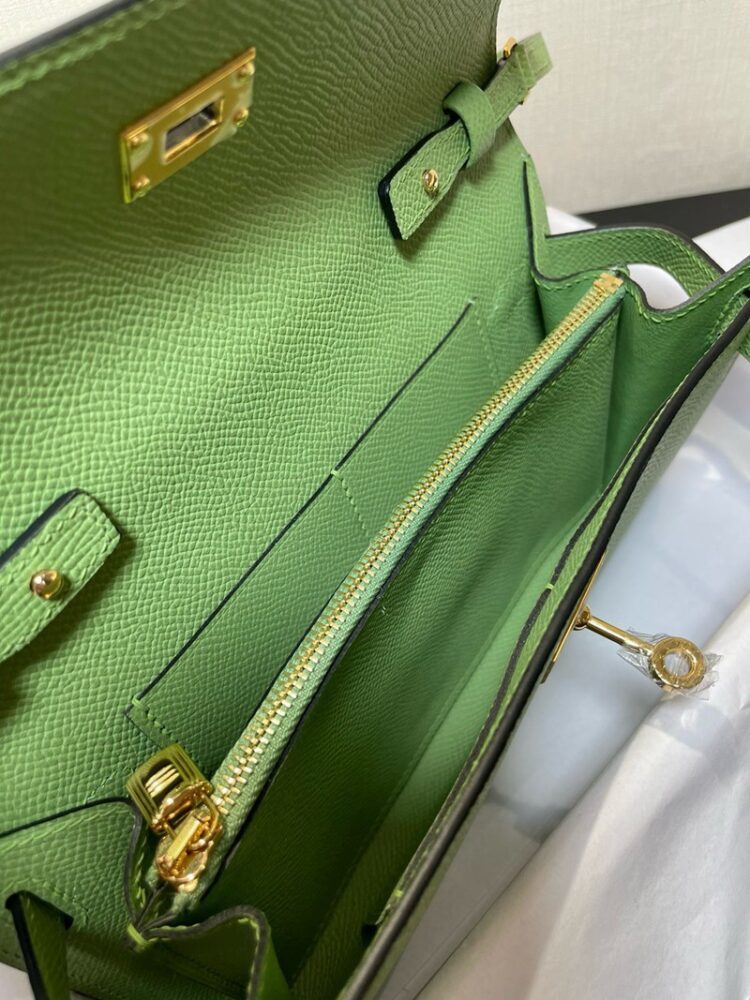 Hermes Kelly To Go Wallet WOC Epsom Leather 