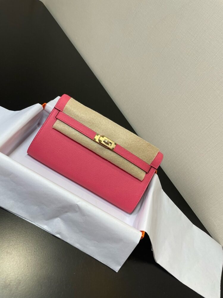 Hermes Kelly To Go Wallet WOC Epsom Leather 