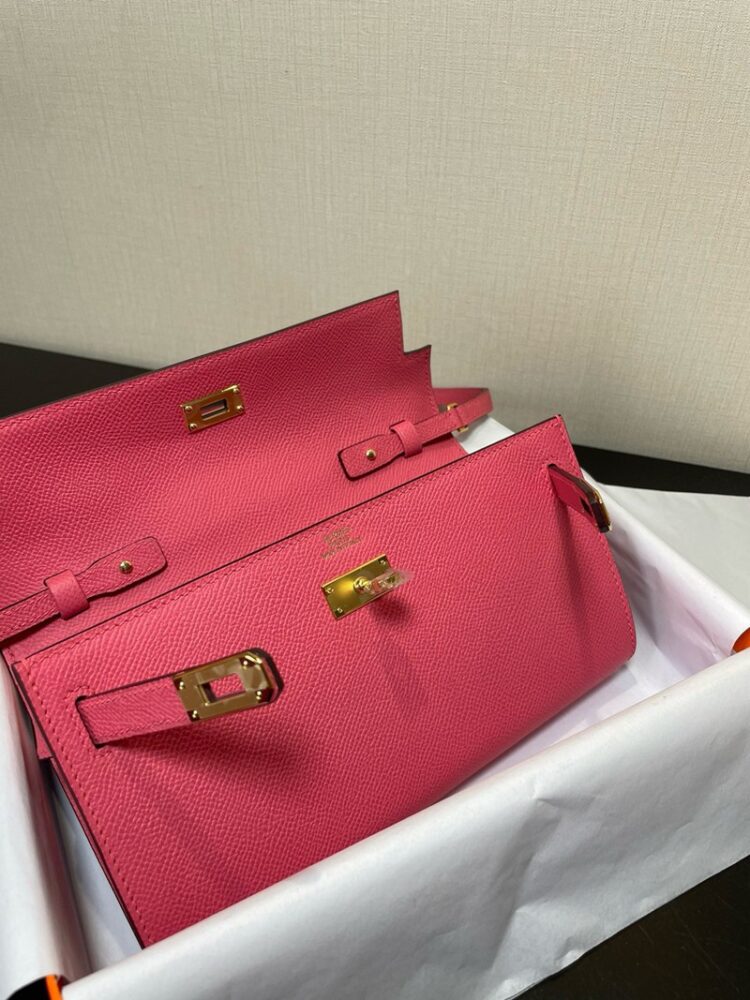 Hermes Kelly To Go Wallet WOC Epsom Leather 
