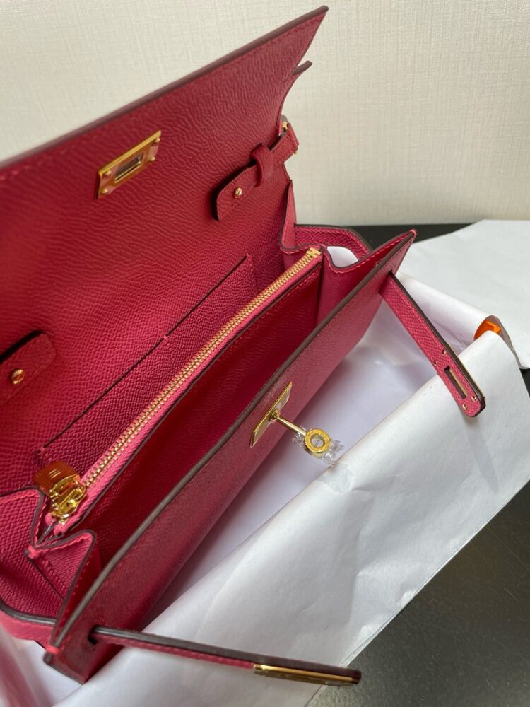 Hermes Kelly To Go Wallet WOC Epsom Leather 