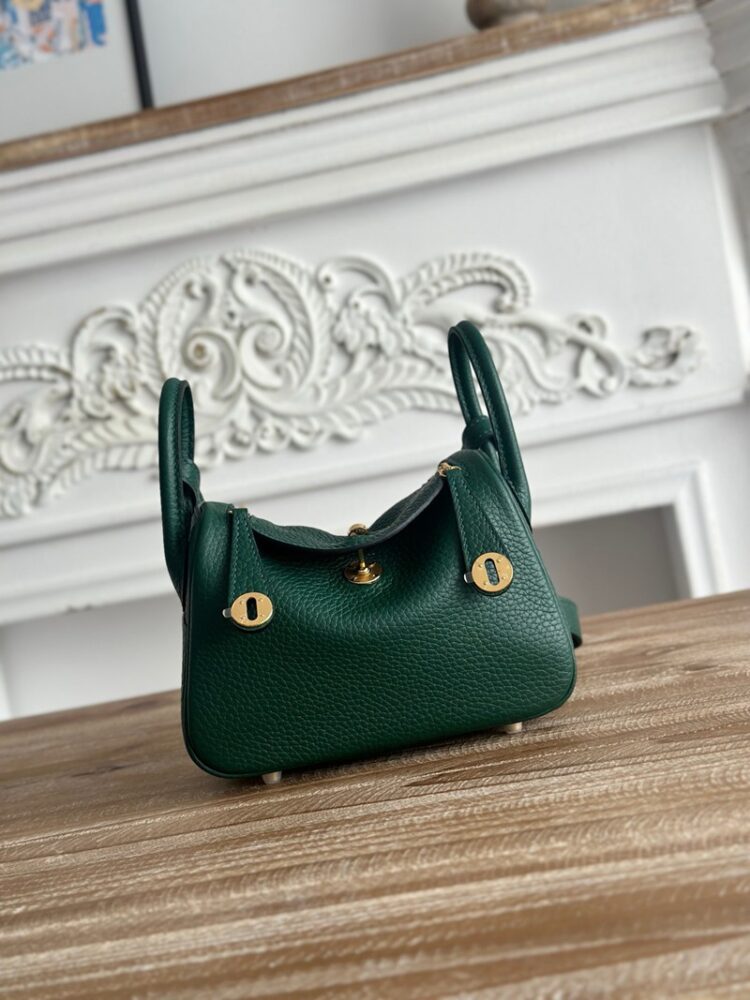 Hermes Lindy Mini 19cm Bag Taurillon Clemence Leather