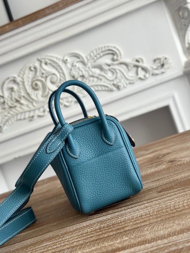 Hermes Lindy Mini 19cm Bag Taurillon Clemence Leather