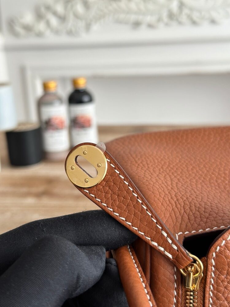 Hermes Lindy Mini 19cm Bag Taurillon Clemence Leather