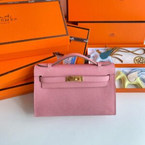 Hermes Mini Kelly Pochette Bag 22cm Epsom Leather 04