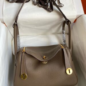 Hermes Lindy 26cm Bag Original Taurillon Clemence Leather 01