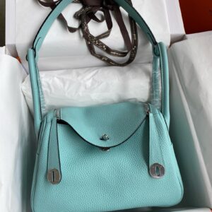 Hermes Lindy 26cm Bag Original Taurillon Clemence Leather 03
