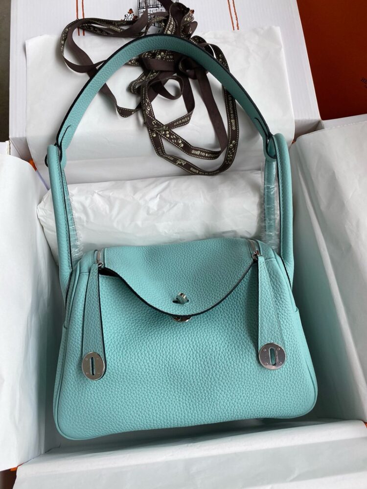 Hermes Lindy 26cm Bag Original Taurillon Clemence Leather